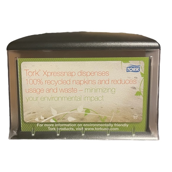 Tork Xpressnap Black Restaurant Napkin Dispenser - Picture 1 of 9